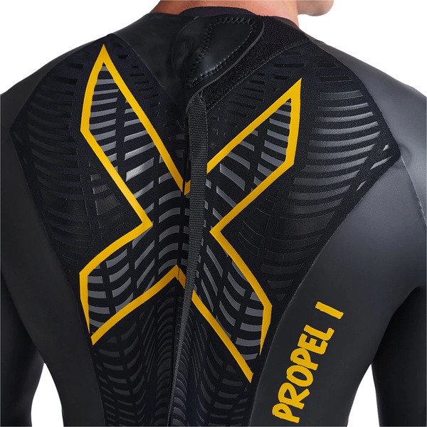 2026 2xu Homem P:1 Propel Fato De Banho Mw4991c - Preto / Ambição